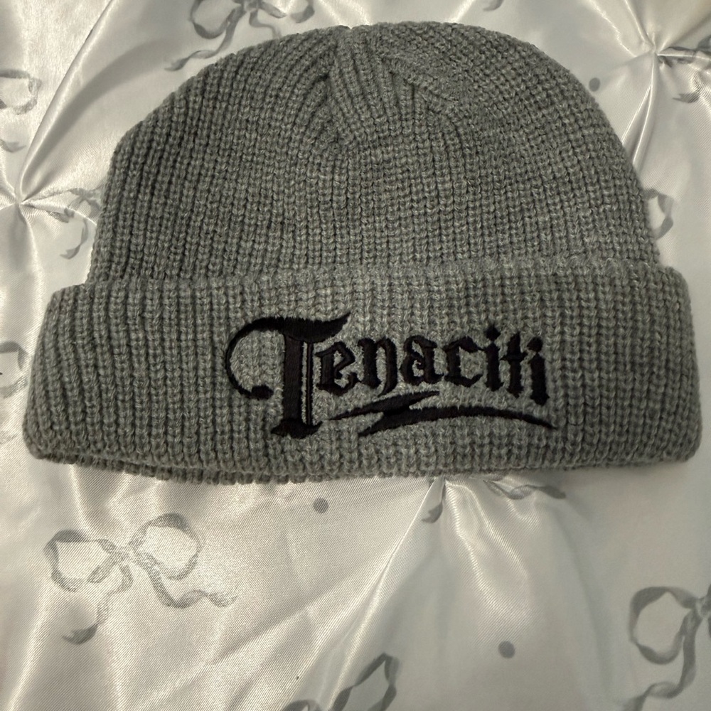 Tenaciti Gray Knit Beanie *NEW WITHOUT TAGS*